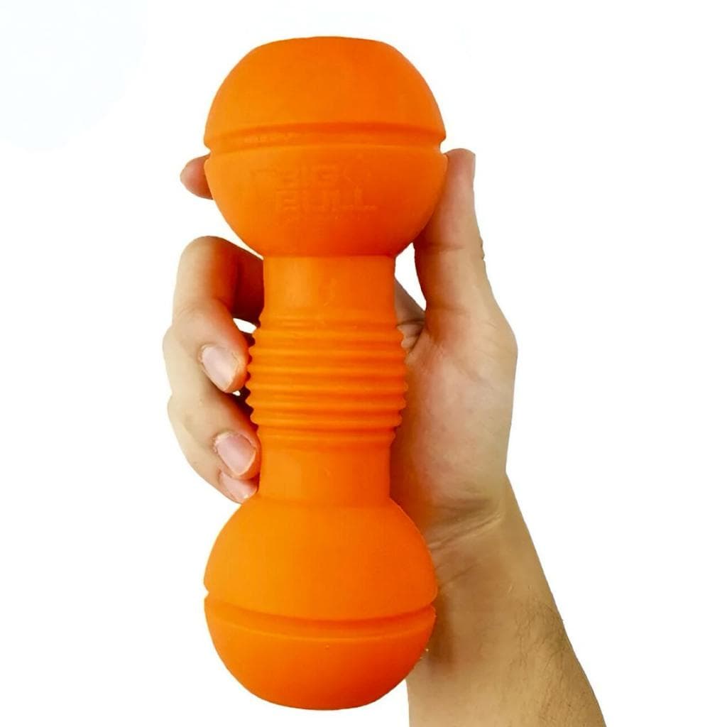 Mordedor Brinquedo P/ Cachorro Grande Halteres De Academia Big Bull