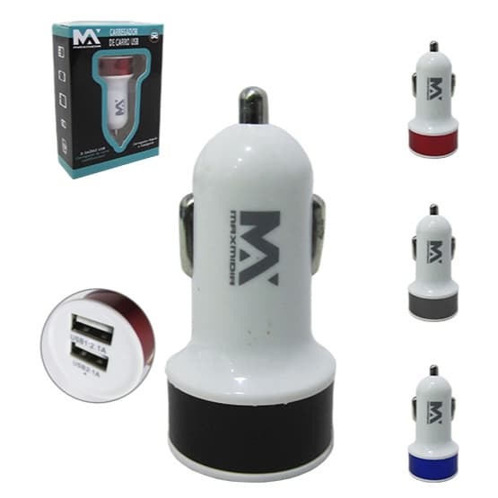 CARREGADOR VEICULAR COM 2 SAIDAS USB