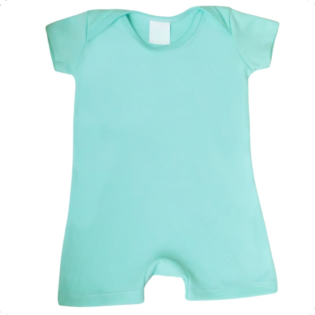 Romper Curto Macacão de Verão Bebê Moda Bebe Dia a Dia Menino Menina 100% Algodão Roupas de Bebê