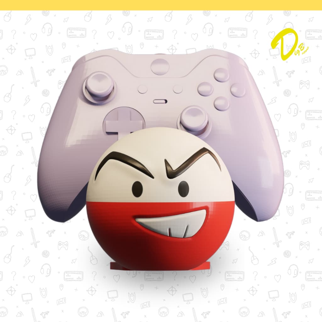 Suporte de Controle Videogame Electrode Pokemon Playstation Xbox Decoração Organizador Presente