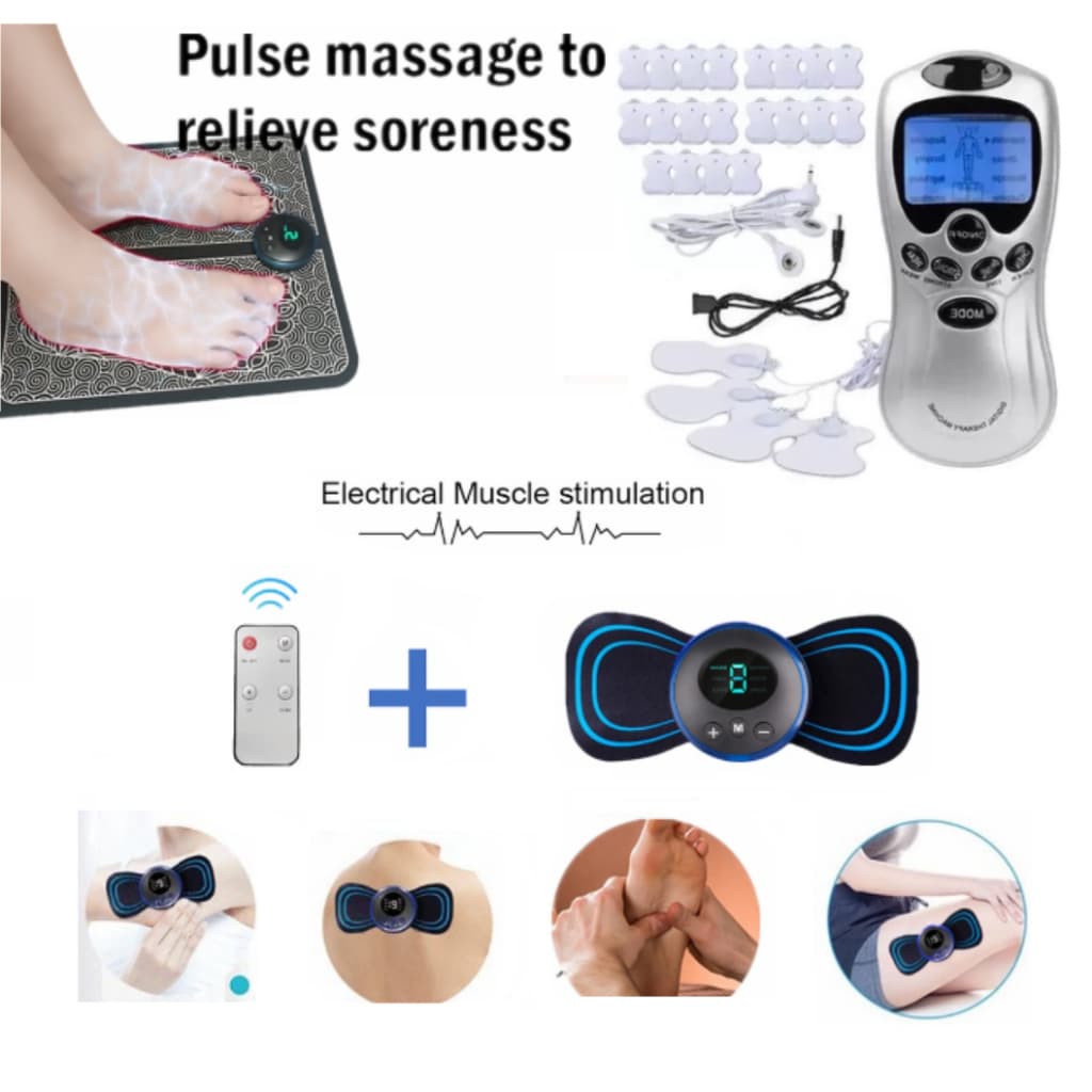 Mini Massageador Elétrico De Pescoço ou Pes Meridian Portátil Para Alívio Da Dor Muscular
