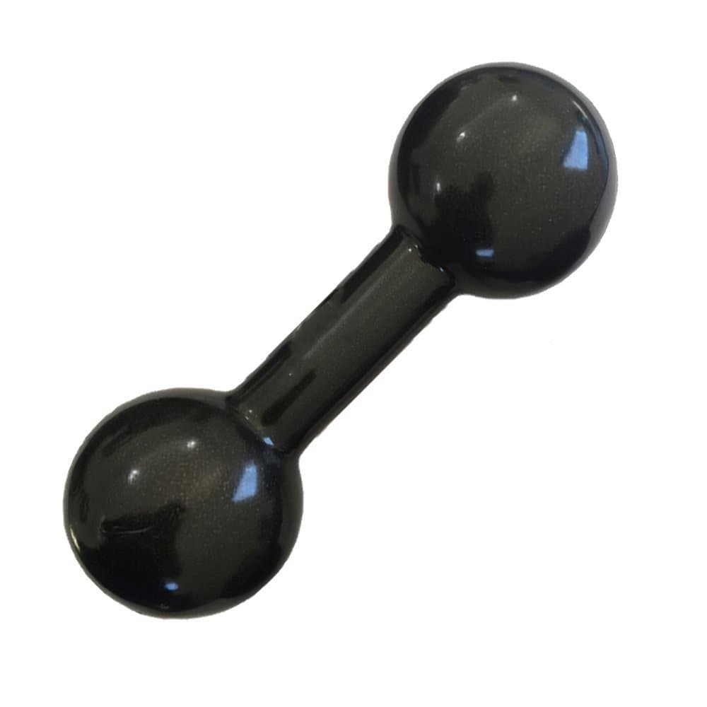 Halter Emborrachado 2kg - Unidade Peso Bola Revestido Academia Musculação Profissional Treinamento