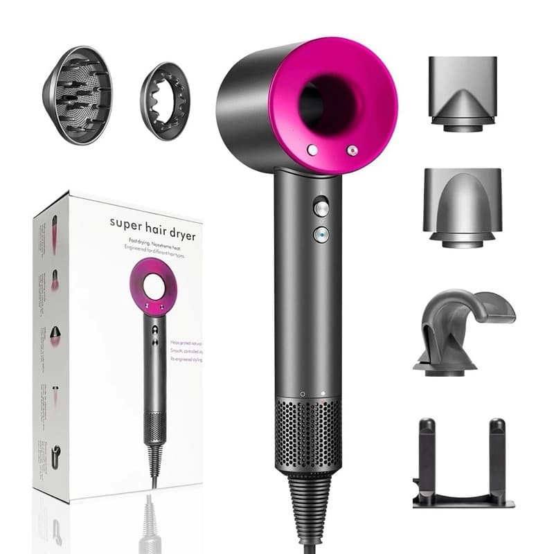 Secador de Cabelo Profissional Supersônico Secagem Rápida estilo dysom 5em1 forte 110V-envio imediato
