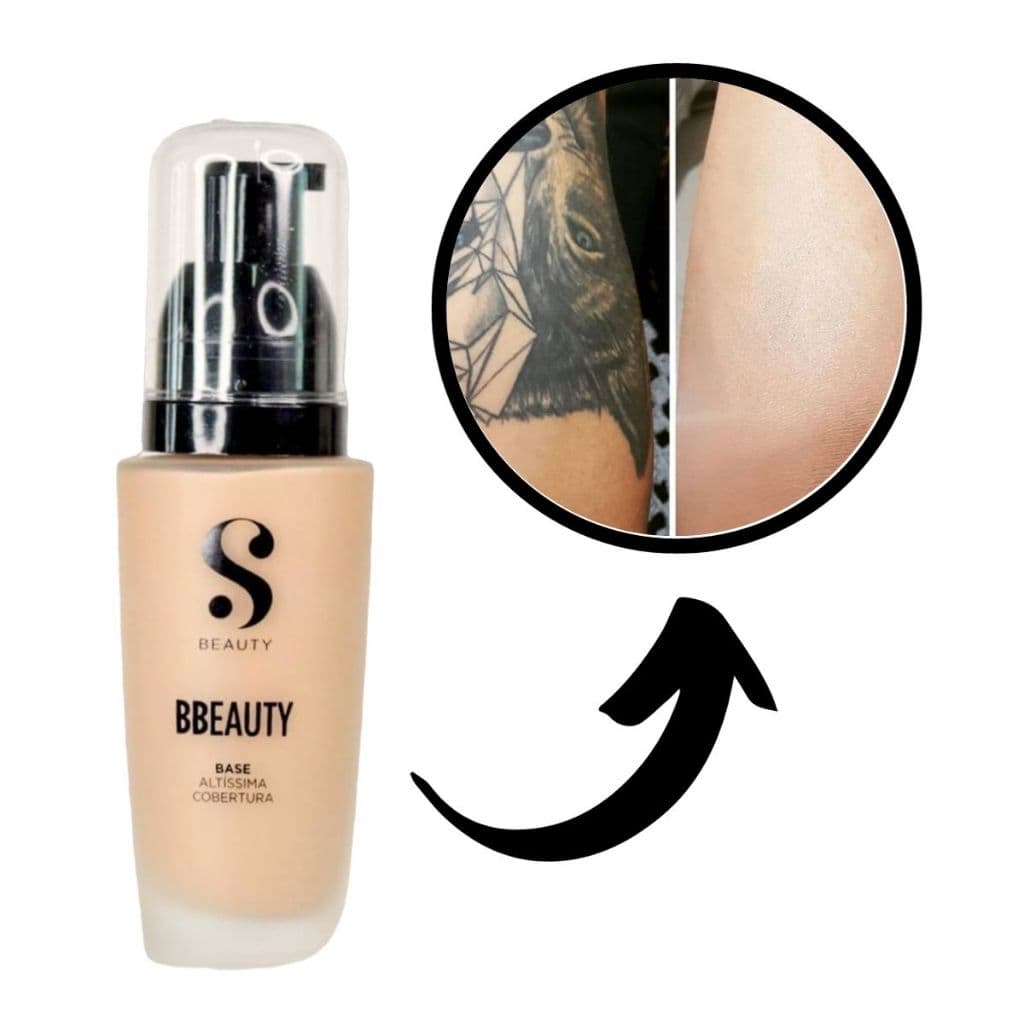 Base Liquida Alta Cobertura Matte A Prova De Água Profissional Com Protetor Solar Rosto Maquiagem