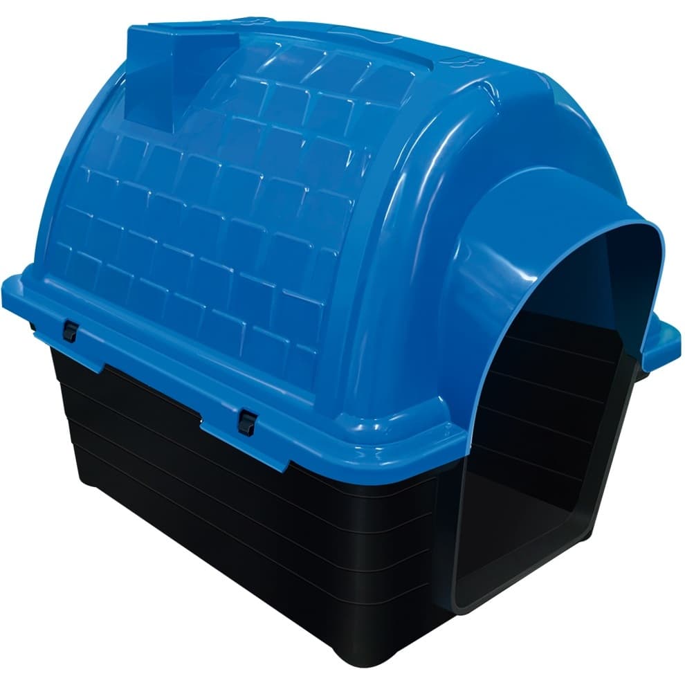 Casinha Pet Iglu Para Cachorros Pequenos N3 Azul -  Furacão Pet