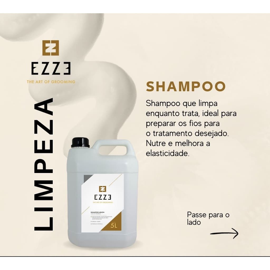 Shampoo Pet  Limpeza Profunda  5 Litros EZZE - Dilui 1:4 (para cães e gatos)