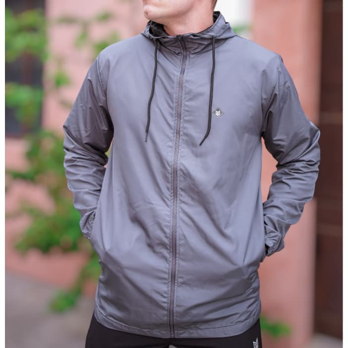 Jaqueta Corta Vento Repelente Agua 100% Forrada Masculina S/ Elastico na Cintura Margus