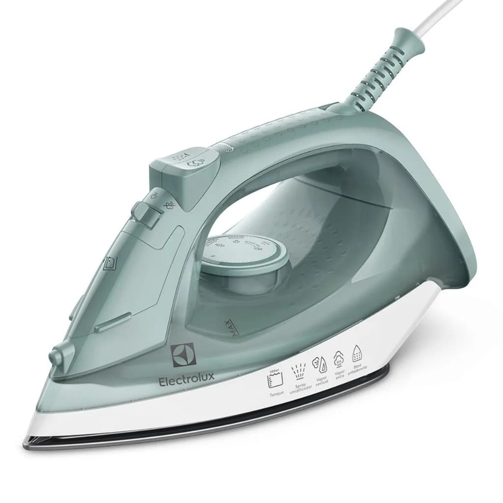 Ferro de passar Roupa a Vapor e a Seco Electrolux ESI11 Efficient com Vapor Vertical 220V