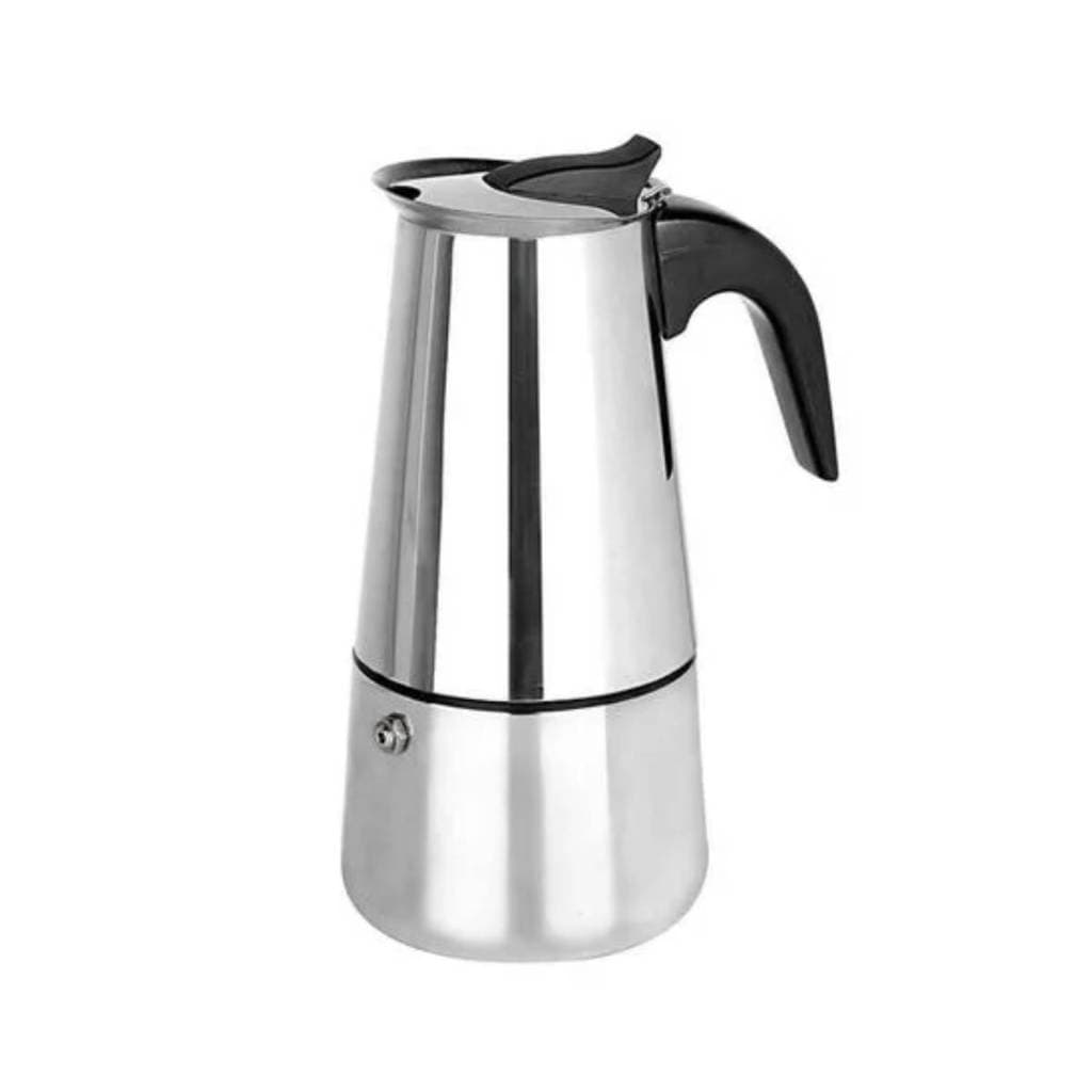 Cafeteira Italiana Expresso 6 Xícaras Prata 300 Ml Aço Inox