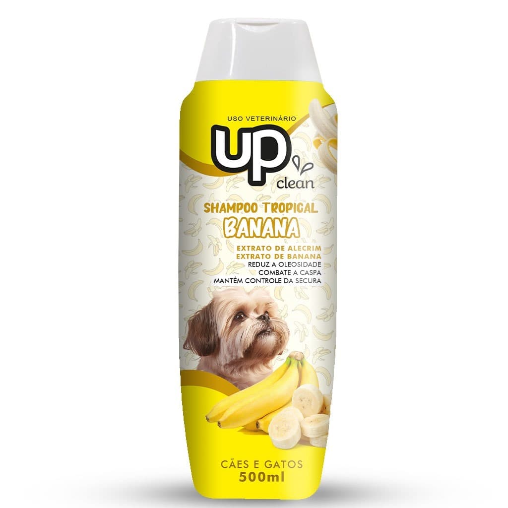 Shampoo Para cachorro Shampoo para cães BANANA 500ml Up Clean