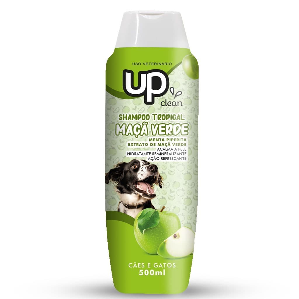 Shampoo Para cachorro Shampoo para cães MAÇÃ VERDE 500ml Up Clean