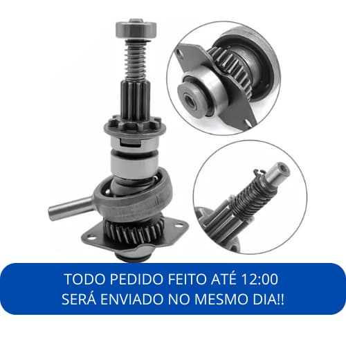 Kit Eixo Completo Hr2470 Peças # 41 Ao #52 Martelete Makita