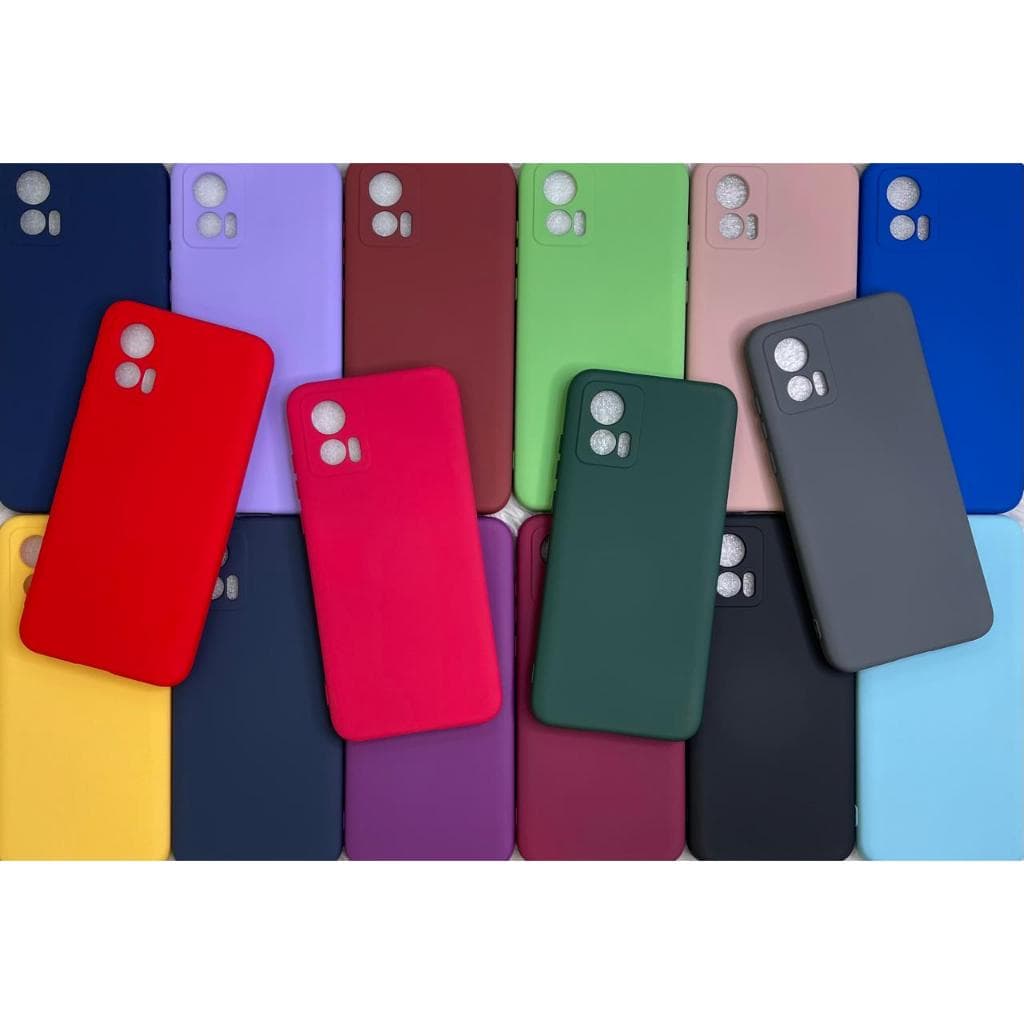 Capa Capinha Para Motorola G24 Silicone Aveludado Película Case