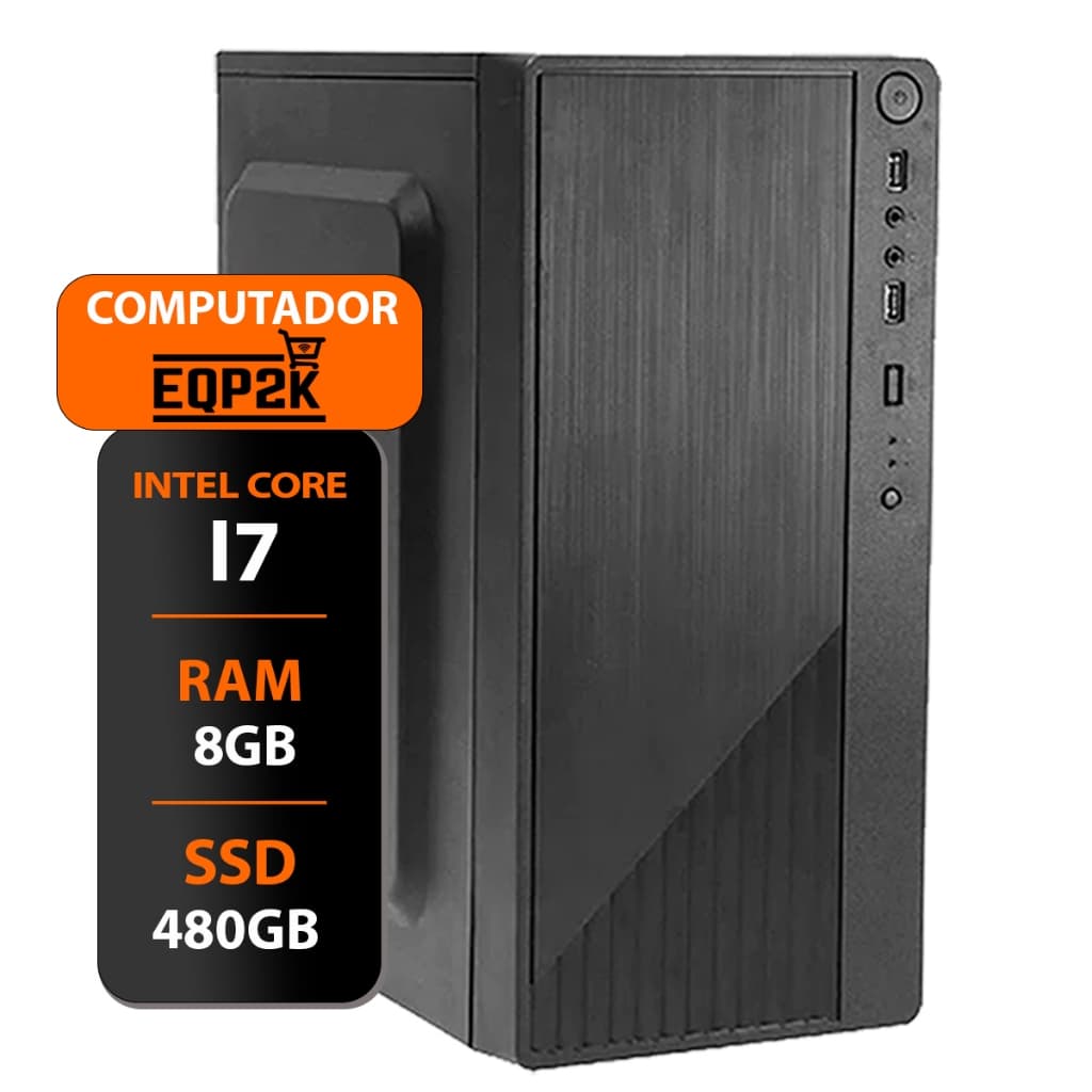 Computador Intel I7 Ssd 480gb 8gb Memória Ram 2GB