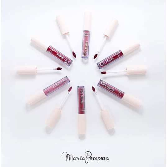 Batom Líquido Hipoalergênico Lip Soft Matte - Maria Pomposa - Escolha o Seu!