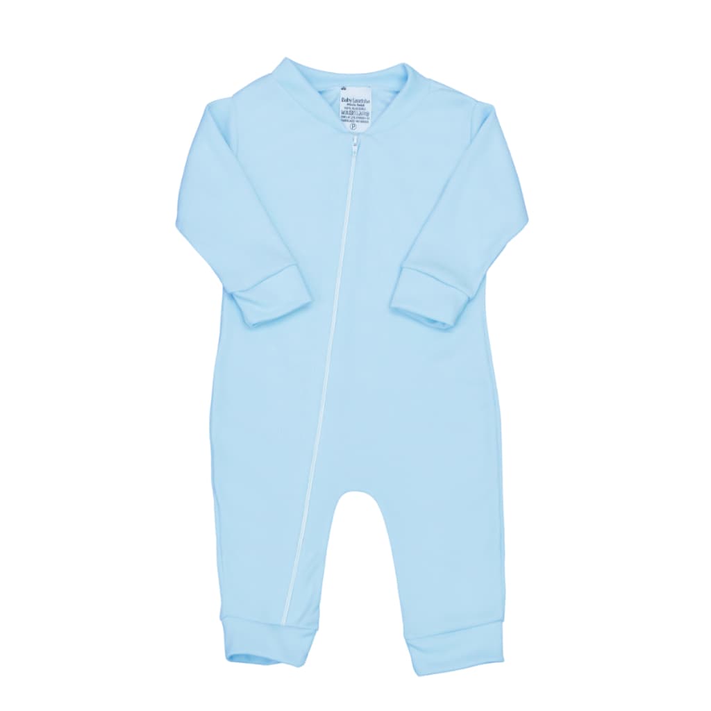 Macacão de Bebe em Malha Ribana 100% Algodão com Zíper Menino e Menina Roupas de Bebê Macio Conforto