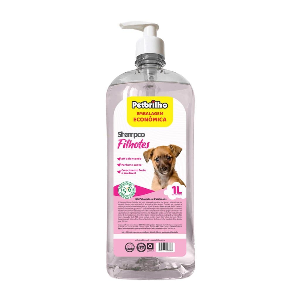 Shampoo Para Cães E Gatos Pet Brilho 1 Litro Novidade Escolha Modelo