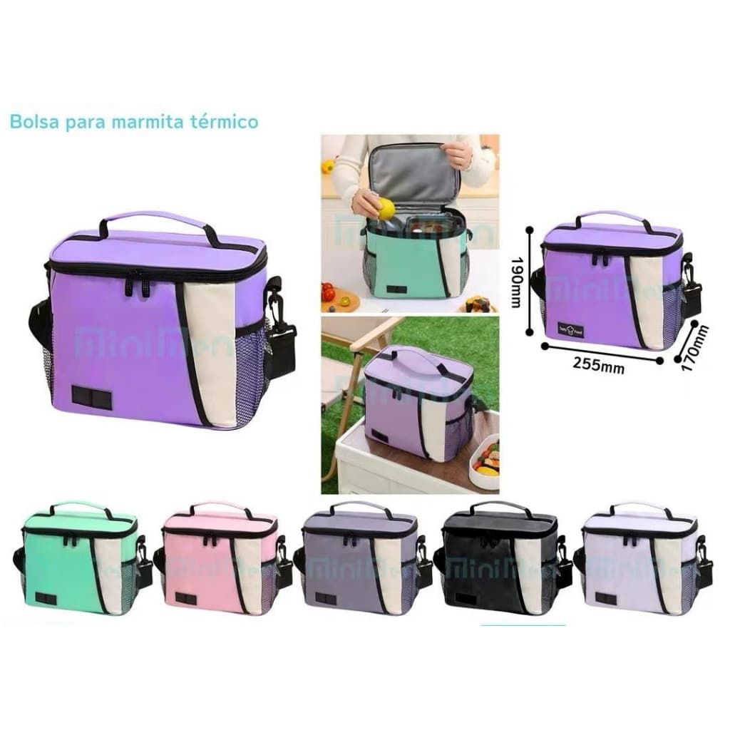 Nova Bolsa Térmica Dopamina de Ombro, Grande Capacidade, à Prova d'Água, para Estudantes e Profissionais alice