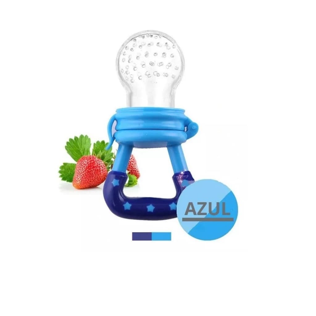 1 unidade CHUPETA ALIMENTADORA PARA BEBE PARA FRUTAS LEGUMES VEGETAIS COR: AZUL LCartigos