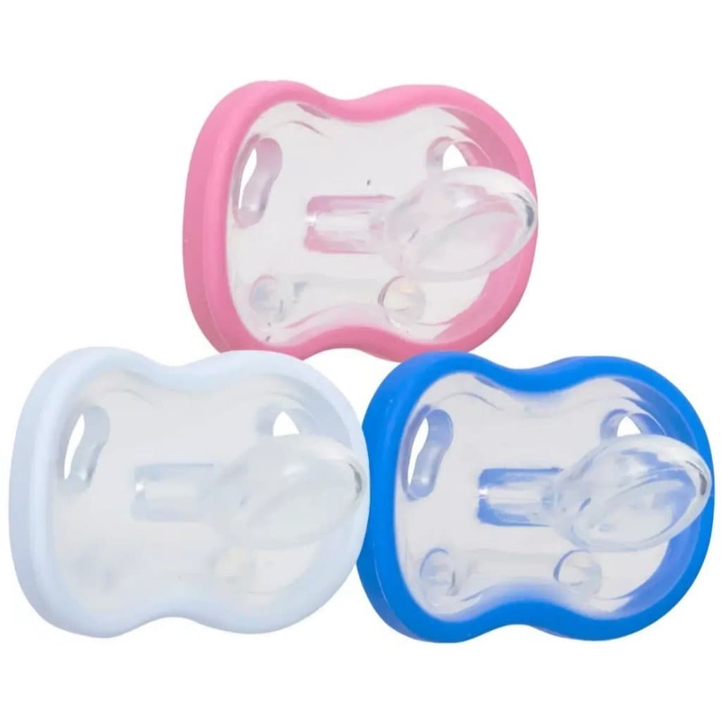 Chupeta 100% Silicone Bico Ortodôntico Para Bebê Menino Menina Tamanho 1 e 2 Neopan