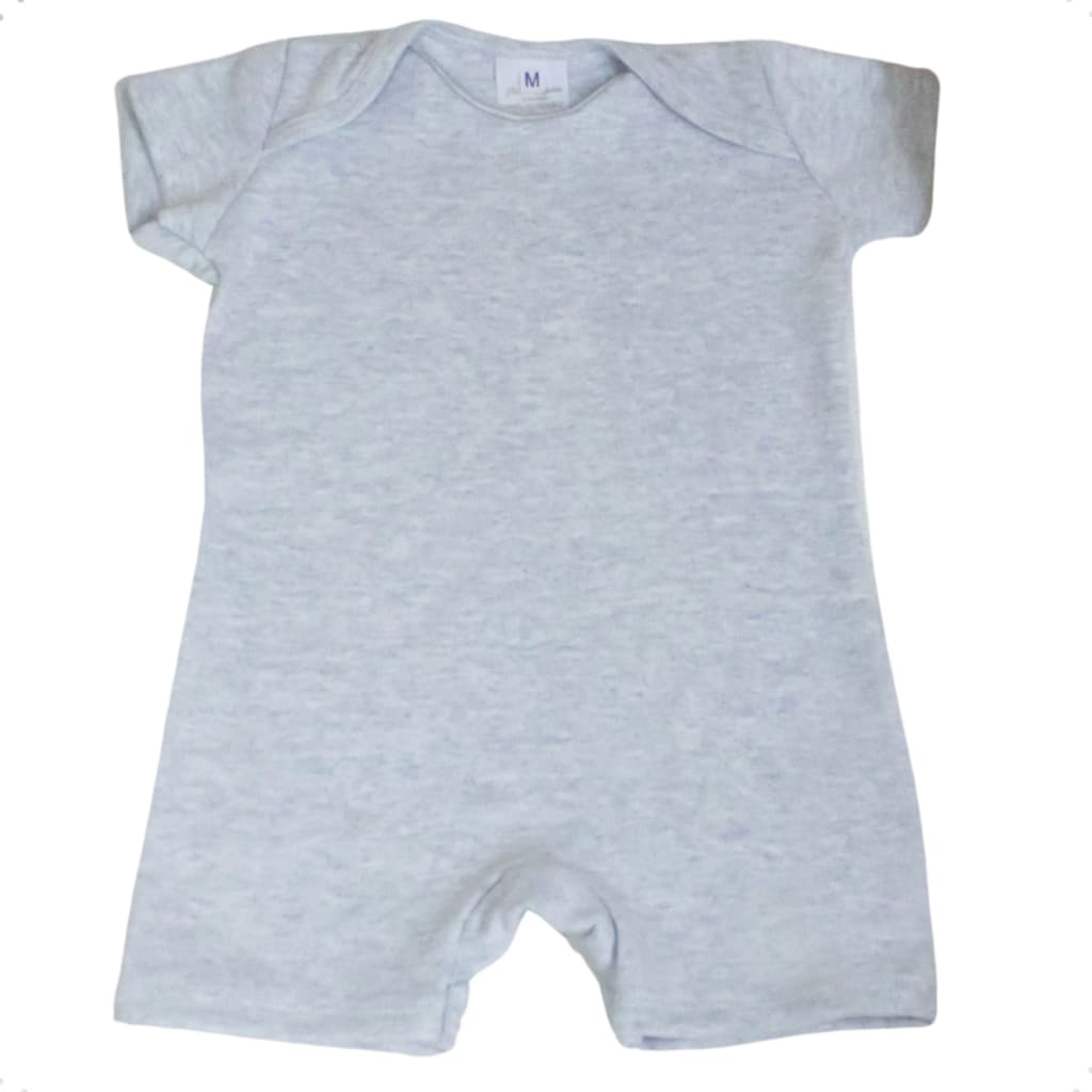 Macacão Curto Romper Bebe Menino e Menina 100% Algodão Roupas de Bebê Macacao Verão Veste Facil