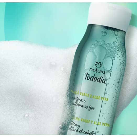 LANÇAMENTO Natura Shampoo Hidratante Tododia Maçã Verde e Aloe Vera 300 ml