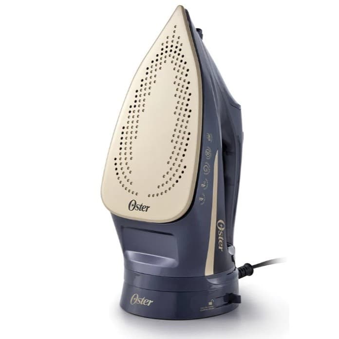 Ferro Passar Roupas A Vapor Sem Fio Oster GCSTCC5000 2 em 1 54 Saídas Vapor Base Cerâmica 110v