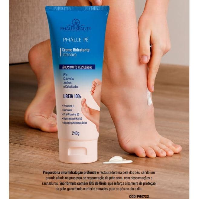 Creme Hidratante Intensivo Ureia 10% Phálle Pé - Phallebeauty