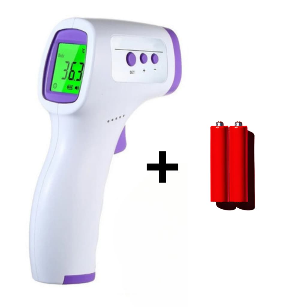 Termômetro Infravermelho Digital Medidor Temperatura Corporal + PILHAS