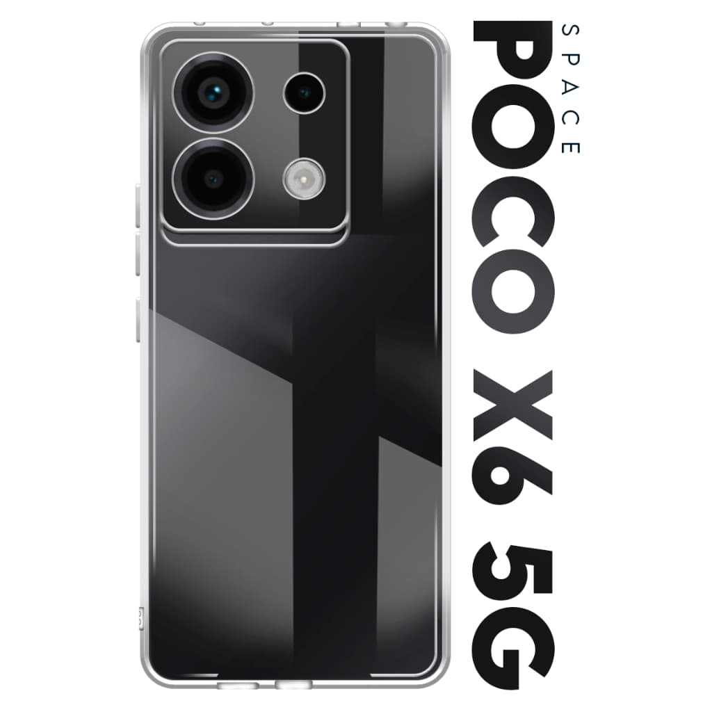 Case Capinha Case Anti Impacto Space Acrílico Transparente Protetora para Xiaomi Poco X6 5g tela 6.67
