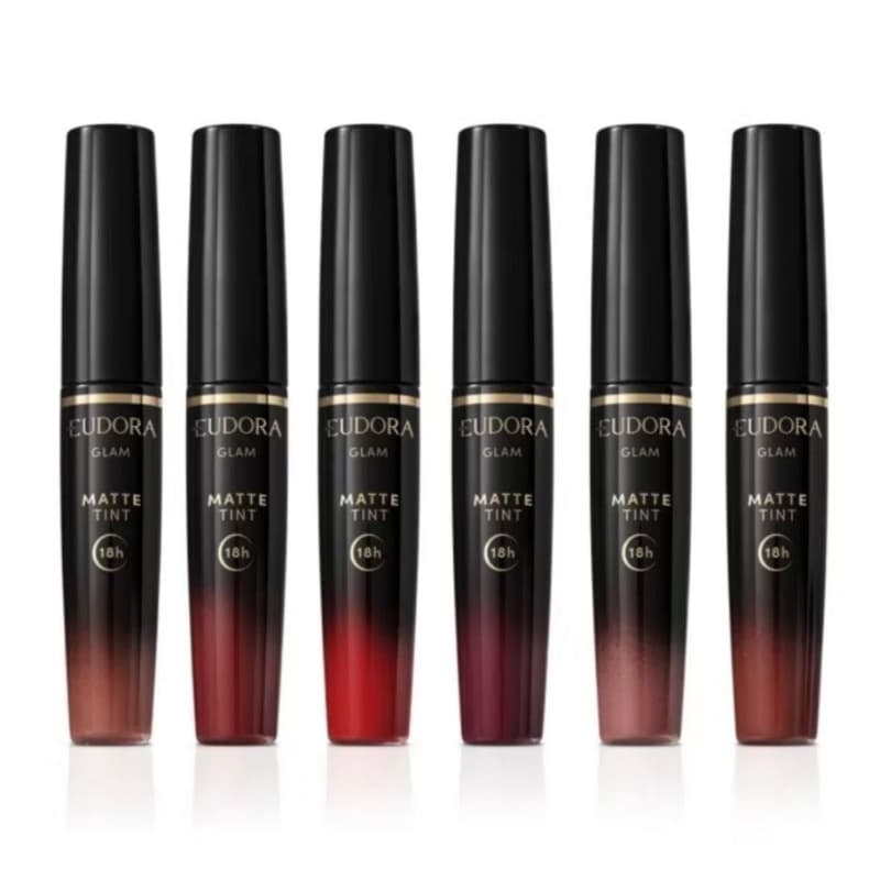BATOM LÍQUIDO GLAM MATTE EUDORA 18 HORAS BATOM QUE NAO SAI