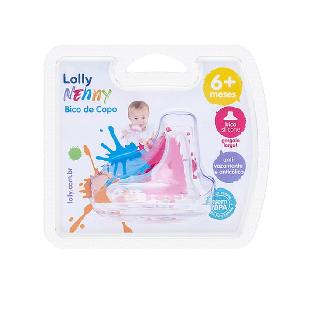 Bico de Copo Silicone 6+ meses - Lolly Nenny