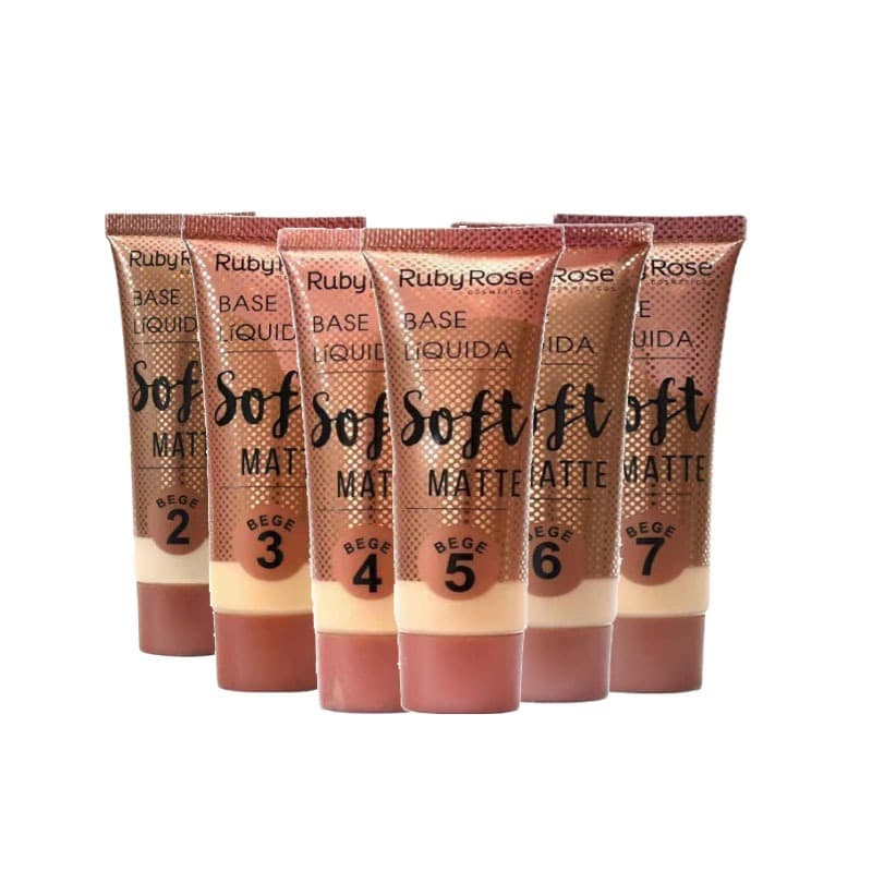 Base Líquida Soft Matte Bege HB-8050 Ruby Rose