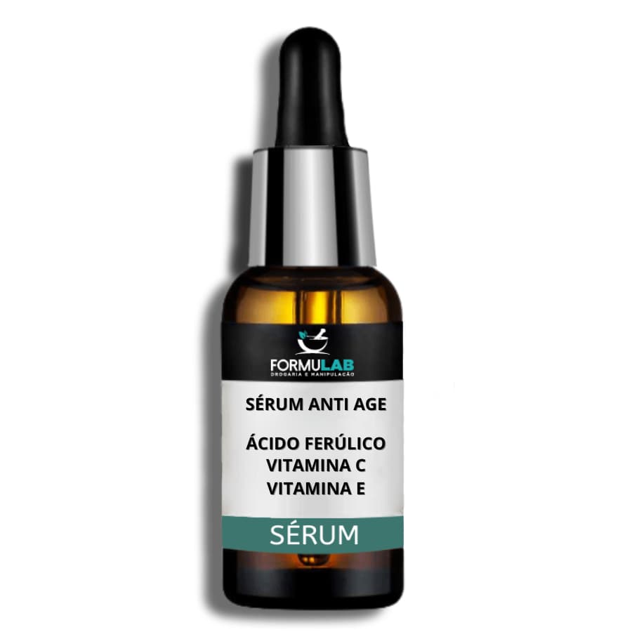 Ácido Ferúlico 1% Vitamina C 10% Vitamina E 1% Sérum 30ml