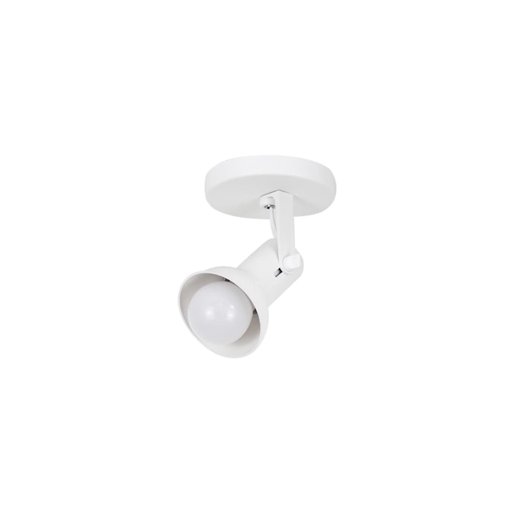 Luminaria de Teto Spot Sobrepor 1 lampada Direcionavel E-27 Branco