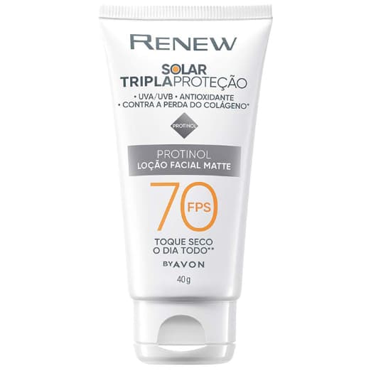 Protetor Solar Facial Renew Fps 70 Avon