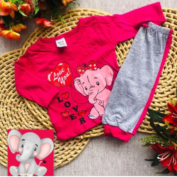 Conjunto manga longa para bebê menina Roupa de frio para bebê menina linda