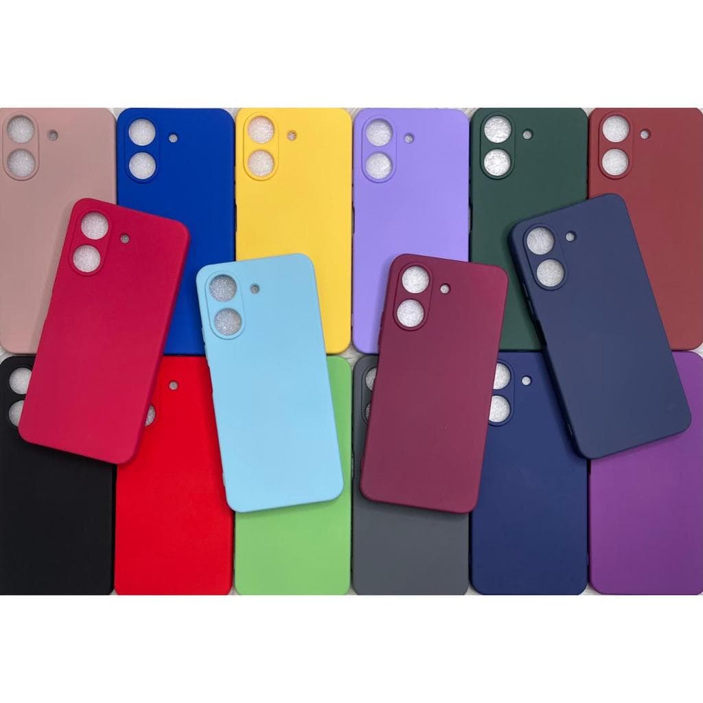 Capa Capinha Para  Redmi 13C  POCO C65  Silicone Aveludado Película Case