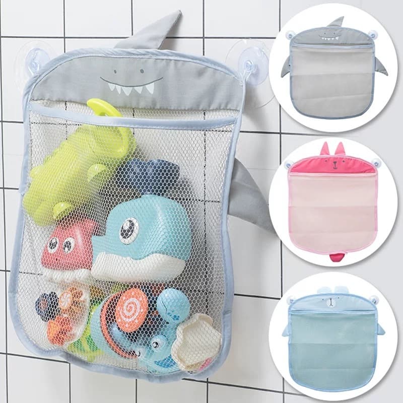 Cesto Organizador Multiuso Ventosa Parede Quarto Banheiro Para Brinquedos