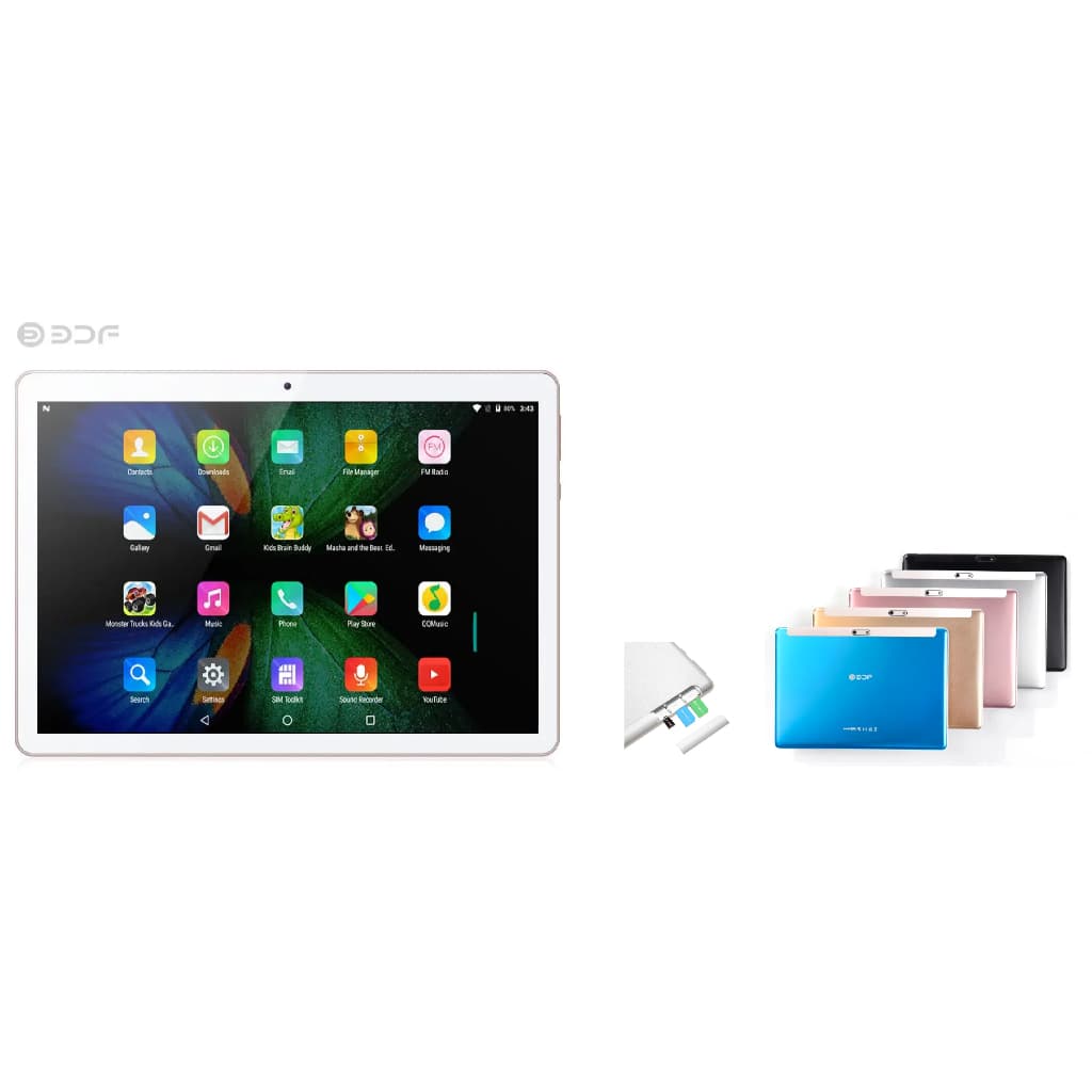 Tablet PC 10.1°Pol BDF 4GB Ram 64GB Rom Dual Sim bateria 5000Mah Andróid 11