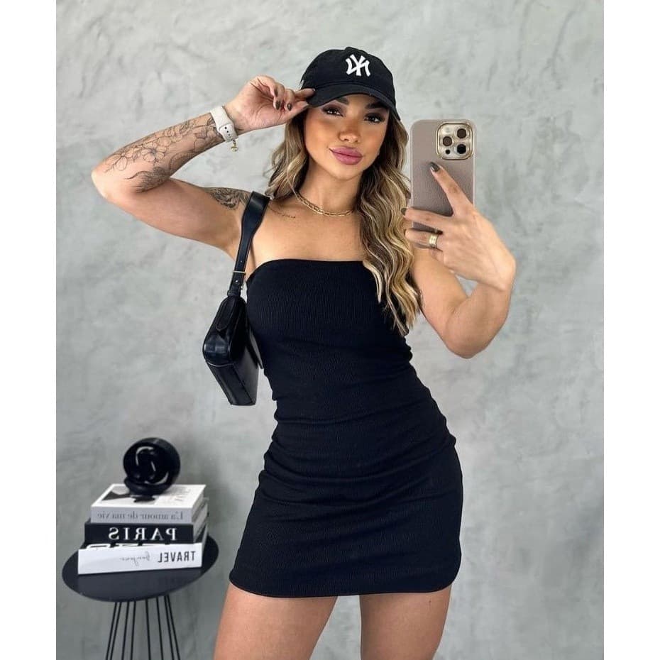 Vestido Tomara Que Caia Curto