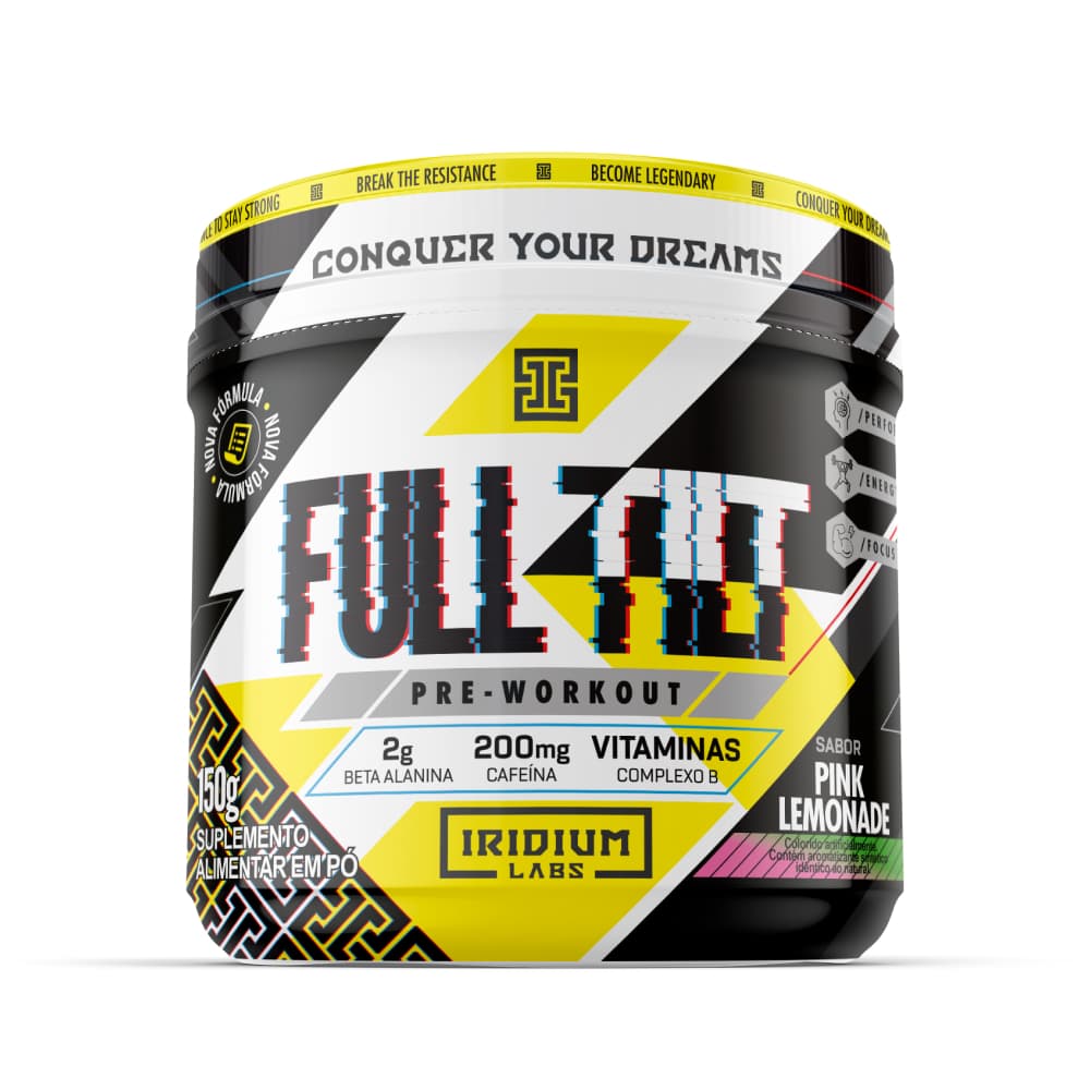 Pré-treino Full Tilt 150g - Beta Alanina e Complexo B - Iridium Labs