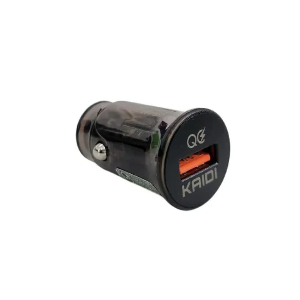 Carregador Veicular Turbo 18W QC3.0 Kaidi KD-501A