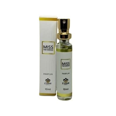 Perfume Miss Feminino 10ml Zyone Alta Fixação 25% de Essência Importada Parfum