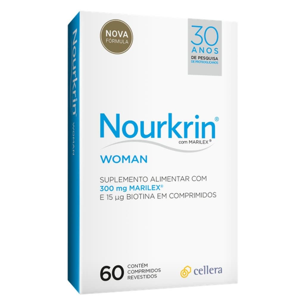 Nourkrin Woman Suplemento Alimentar Vitamina C e Biotina Caixa 60 Comprimidos