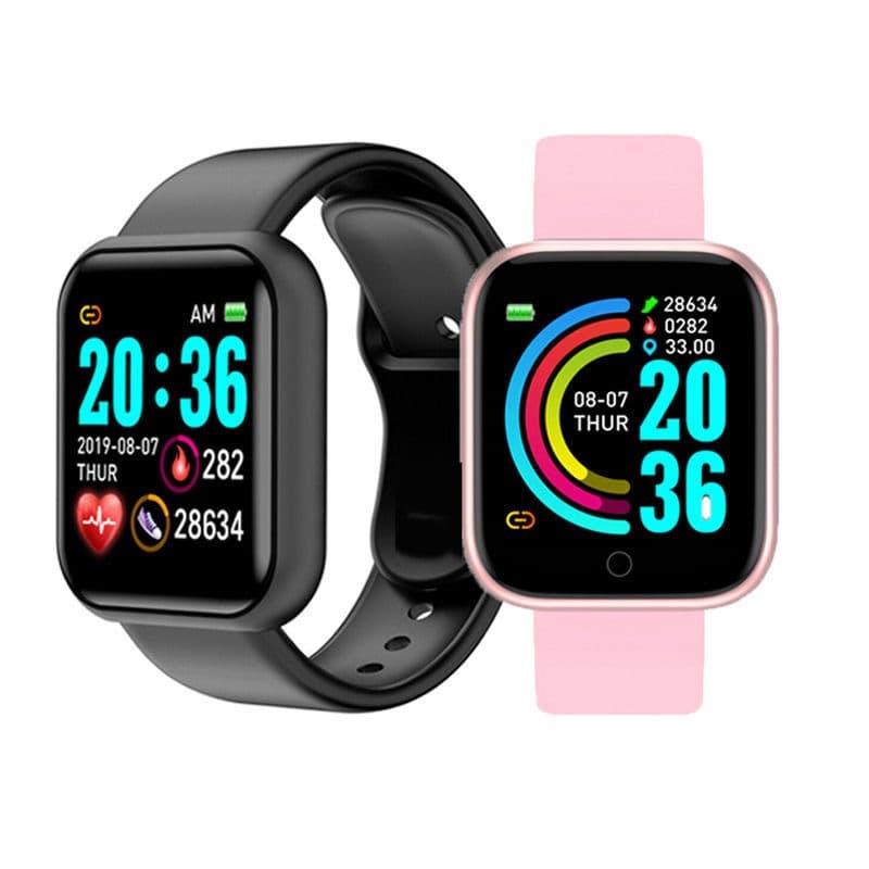 Smartwatch D20 Relógio Inteligente Esportivo Bluetooth - Monitor Cardíaco/Notificações/Foto na Tela