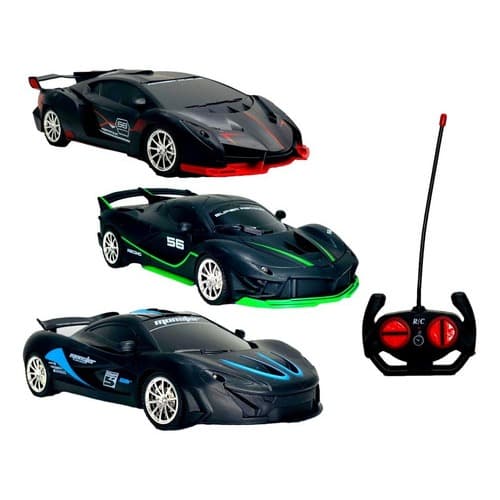 Carrinho Controle Remoto modelo esportivo Pilha Brinquedos de Menino