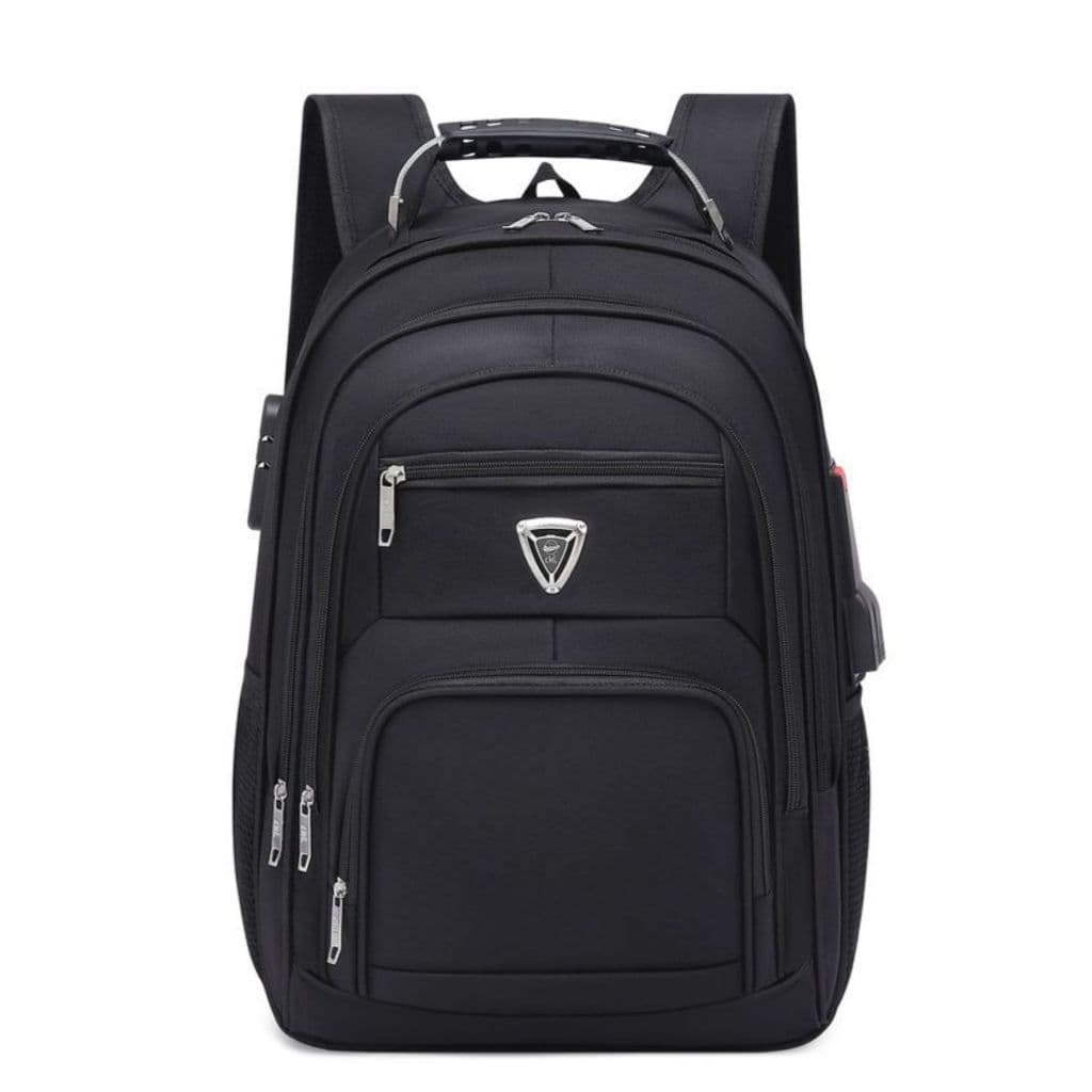 Mochila Cabo de Aço Grande Impermeável Reforçada Notebook Cadeado 5 Divisorios  8118