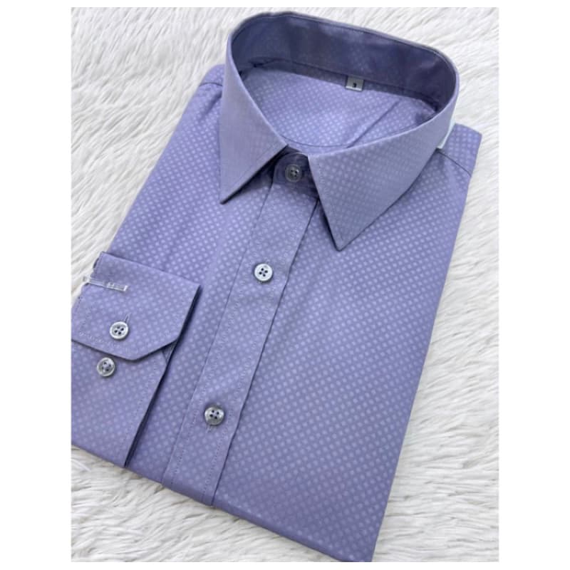 Camisa Social Masculina Slim Fit Manga Longa