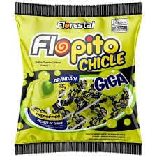 Pirulito Flopito Chicle Giga Energético 600g Gigante